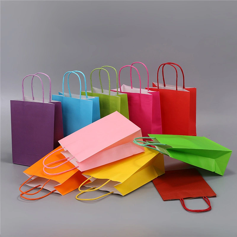 coloured paper bags wholesale