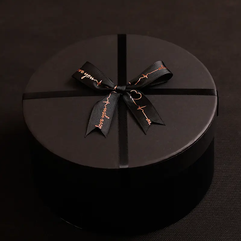 black round flower box