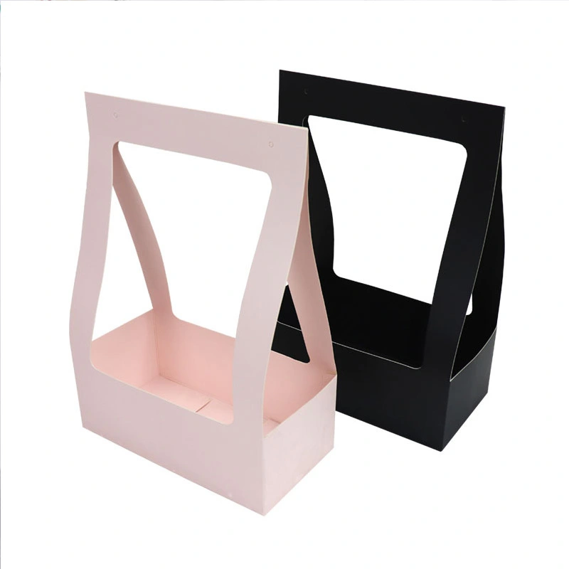 paper basket flower
