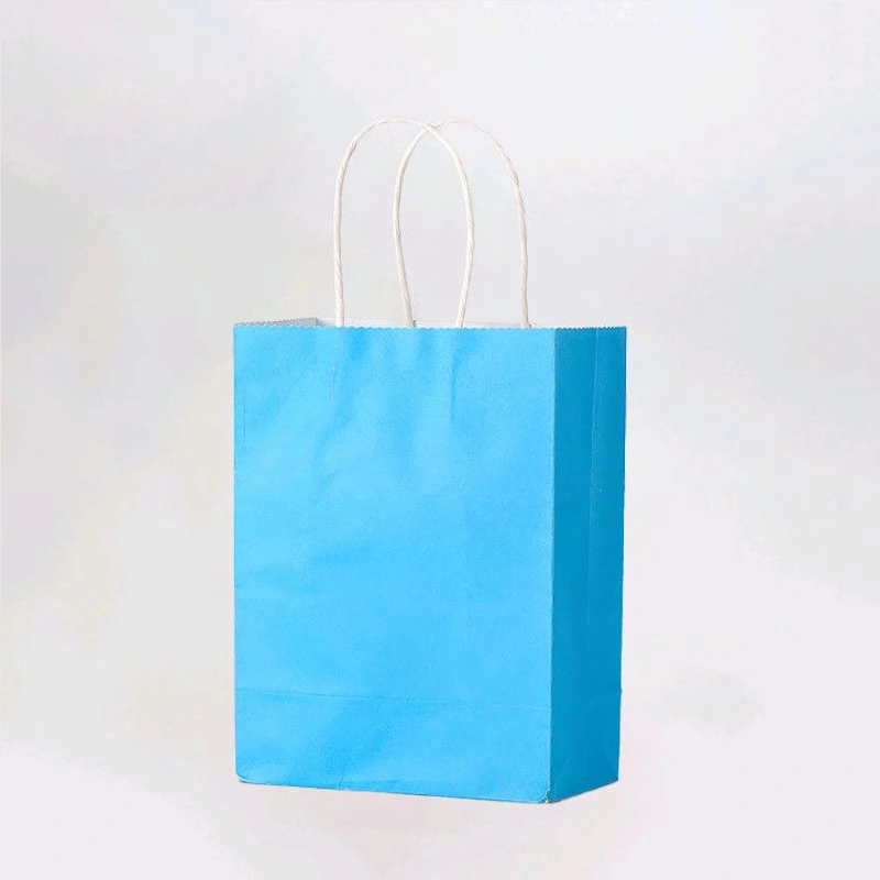 colored kraft bags