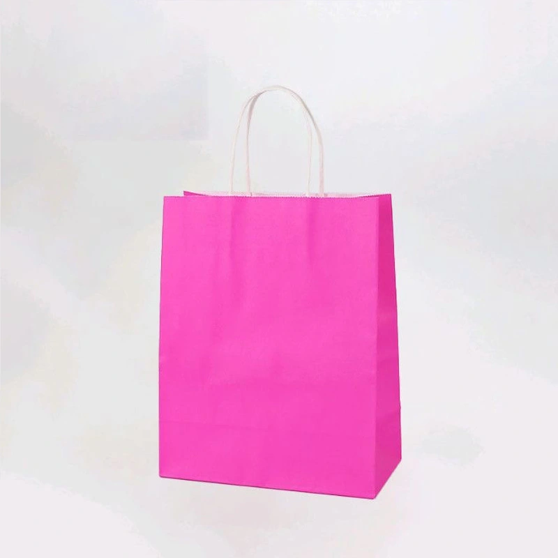 coloured kraft bags