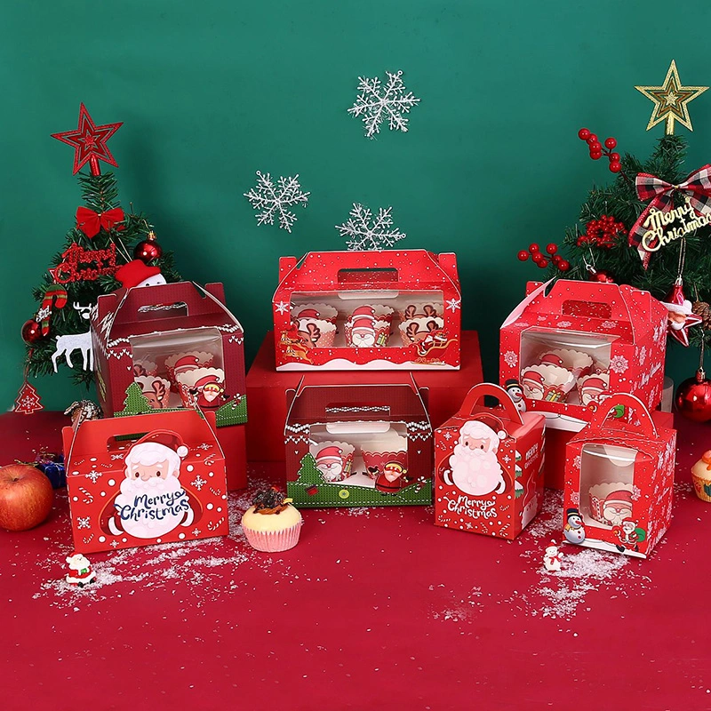 christmas box with window